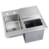 BK Resources (BK-DIBHL-2118) Drop-In Ice Bin With Basin W Lid 21X18 OA