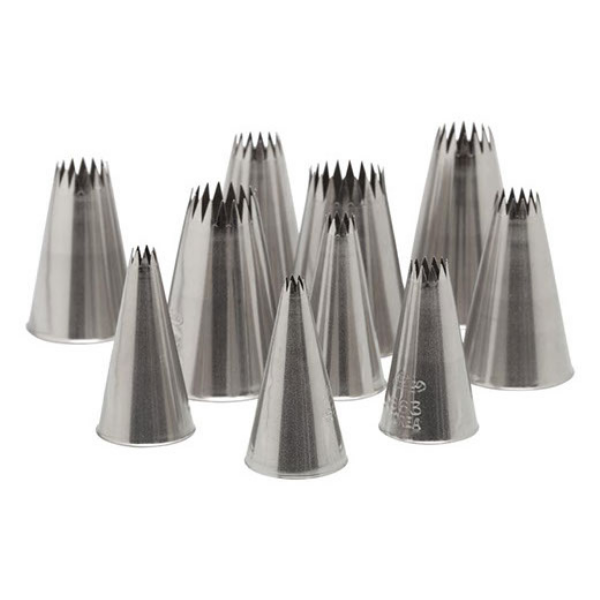 Ateco 870 10-Piece French Star Tube Set