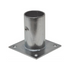 BK Resources (BK-WMLS-WP) Galvanized Leg Socket With Plate