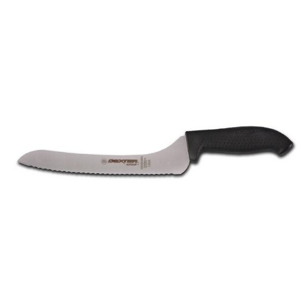 Dexter-Russell SOFGRIP 9" Scalloped Offset Sandwich Knife