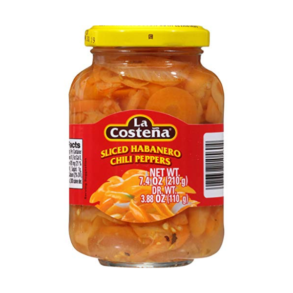 La Costena Habanero Peppers 7.4oz