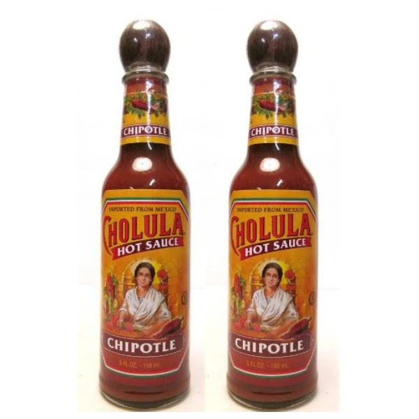 Cholula Chipotle Hot Sauce (Pack of 2) 5 oz Size