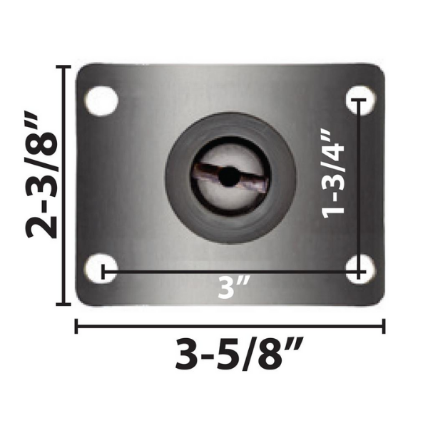 BK Resources (5SBR-1PT-PLY-PS4) Set Of 4 QTY 5SBR-1PT-PLY -TLB