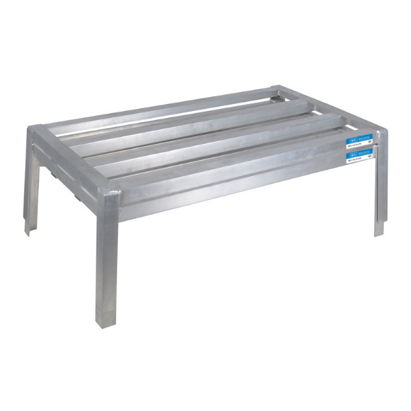 BK Resources (BK-ST-ADR-6020-8) Stackable Aluminum Dunnage Rack 60X20X8