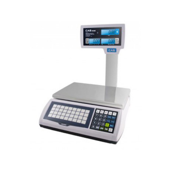 CAS S2JR30LP 30 lb Price Computing Scale w/ LCD Pole Display (A2JR-30LP)