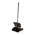 Update International LDPC-12BP Lobby Dust Pan with Black Hooper and Aluminum Handle