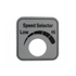 Hobart (H-265) 478265 Speed Selector Low/Hi Label for 2912 Slicer