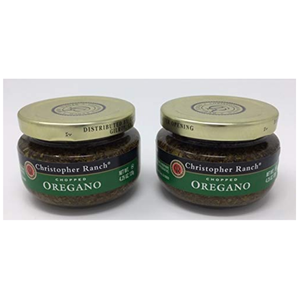 Christopher Ranch Chopped OREGANO 4.25 oz (Pack of 2)