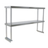 Adjustable Double Overshelf 14 X 96 - Stainless Steel for Work Table