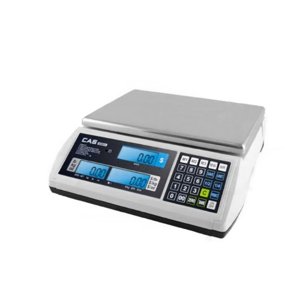 CAS (A2JR-15L) S2000 JR 15 lb Price Computing Scale, LCD Display