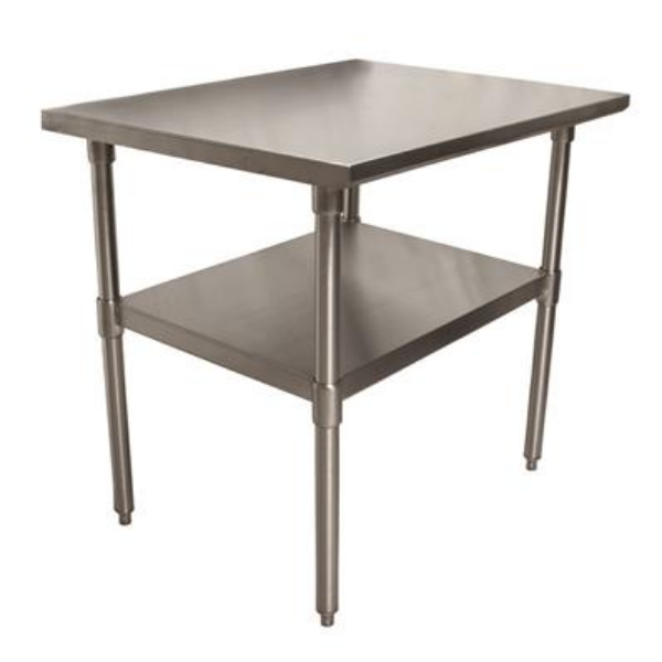 BK Resources (CVT-3024) 16 GA. T-304 30 X 24 Table Stainless Steel Base