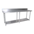 BK Resources (CVTR5-8430) 16 GA. T-304 5" Riser 84 X 30 Table Stainless Steel Base