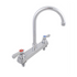 BK Resources (BKF-8DM-8G-G) 8" O.C. OptiFlow Deck Mount Faucet With 8" Gooseneck Spout