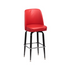 Royal Industries (ROY 7714 R) Red Bucket Seat, Black Square Frame, 2 KD