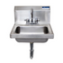 BK Resources (BKHS-D-1410-PT-G) DM Hand Sink 2 Hole With Faucet P-Trap