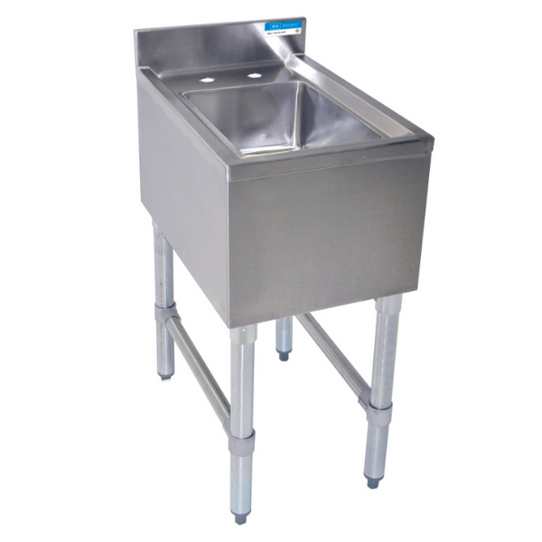 BK Resources OBSOL Bar Dump Sink 10 X 14 X 6D Bowl SS