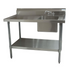 BK Resources (BKMPT-3060G-R-P-G) Marine Edge 18 GA. T-304 30 X 60 Prep Table