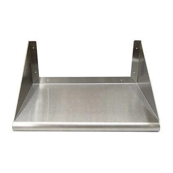 Stainless Steel Wall Mount Microwave Shelf 18" x 24" MS1824 NSF