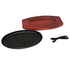 Thunder Group IRBB001 Cast Iron Pork Board, 3 Pieces Set