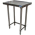 BK Resources (VTTOB-1824) 18" X 24" T-430 18 GA Stainless Steel Table Top Open Base