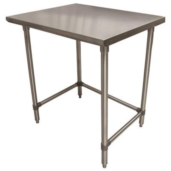 BK Resources (VTTOB-2424) 24" X 24" T-430 18 GA Stainless Steel Table Top Open Base