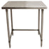 BK Resources (VTTOB-4824) 48" X 24" T-430 18 GA Stainless Steel Table Top Open Base