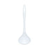 Thunder Group W7106 12" White Melamine Ladle - 12/Pack