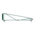 Thunder Group Green Epoxy Direct Wall Bracket, Single Shelf Support