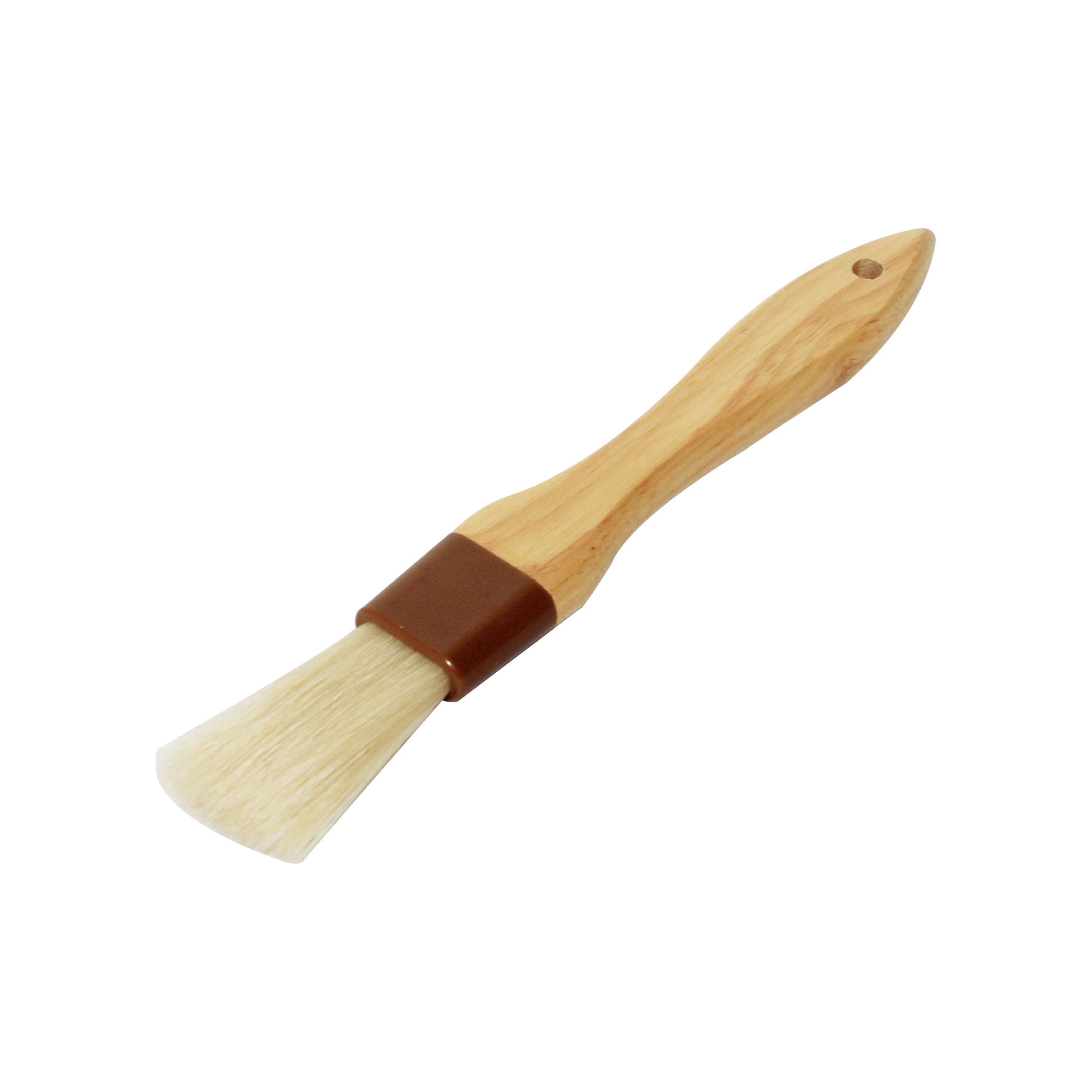 Thunder Group WDPB001 1-Inch Flat Boar Bristles with Wooden Handle