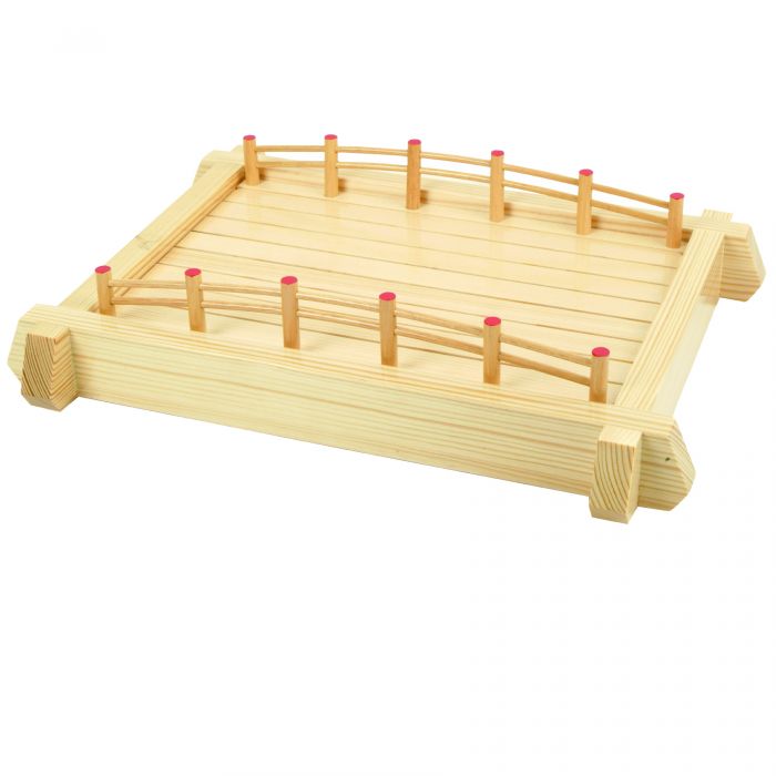 Thunder Group WOBR43 17" Wood Sushi Bridge