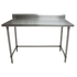 BK Resources (VTTR5OB-6030) 60" X 30" T-430 18 GA Table Stainless Steel 5" Riser Open Base