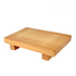 Thunder Group WSPW002 Medium Wood Sushi Serving Board, 9 1/2" x 6" x 2 1/4"